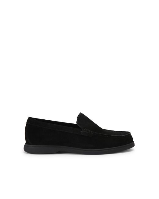 KG by Kurt Geiger Black Suede Sully Loafers for men