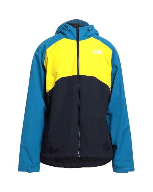 The North Face Blue M Stratos Colourblock Thin Jacket for men