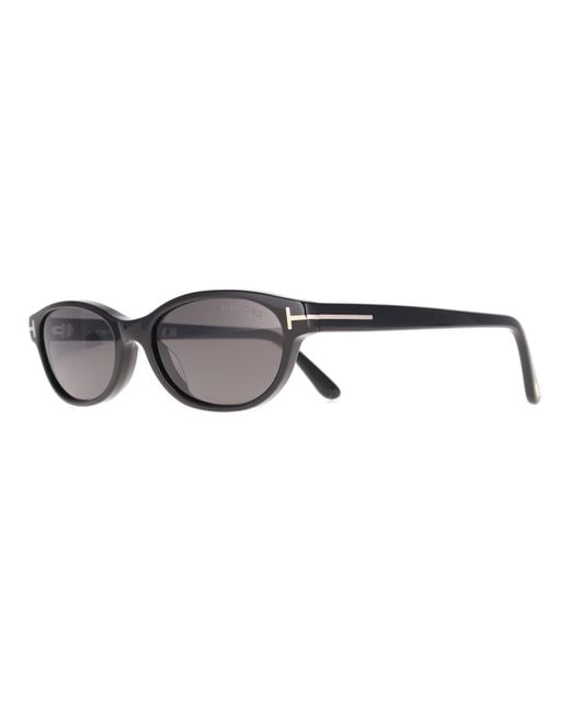 Tom Ford Gray Cat Eye Shiny Light Mirror Chloe-02 Ft1310