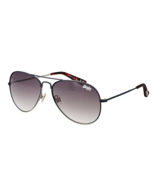 Superdry Zonnebril Sds Heritage 002 58 in het Metallic
