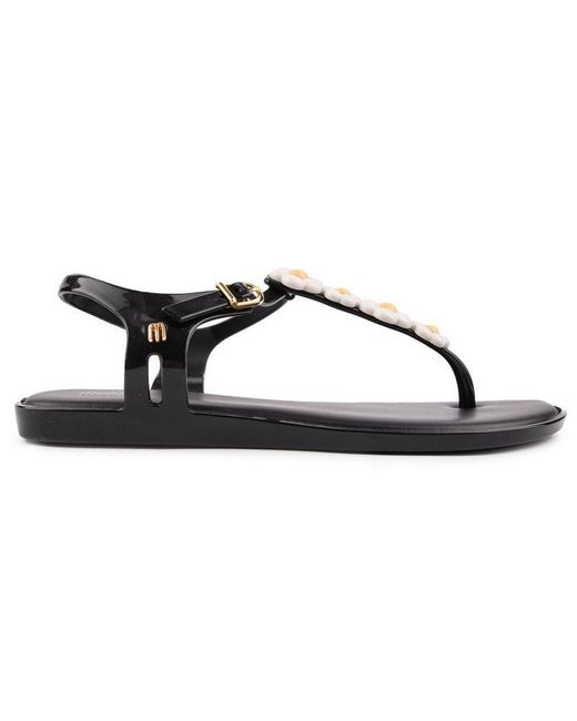 Melissa Black Solar Spring Sandals