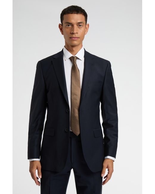 Racing Green Blue Regular Fit Jacket Wool for men