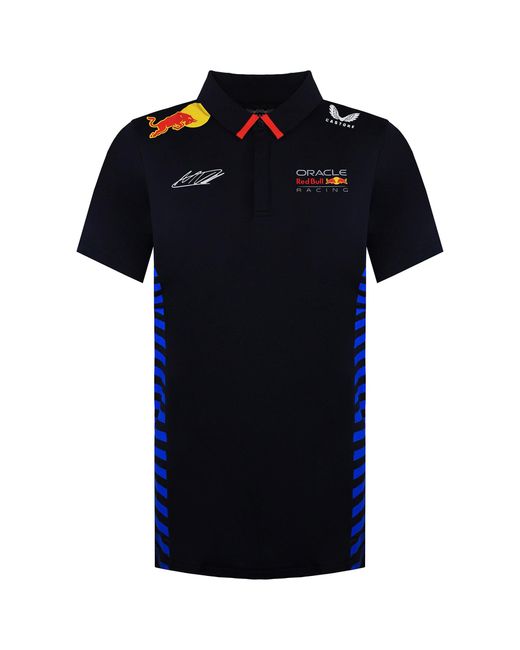 Castore Blue Bull Racing F1 2024 Max Verstappen Team Polo Shirt for men