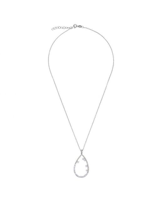 Orphelia Metallic 'Islia' 925 Sterling Chain With Pendant