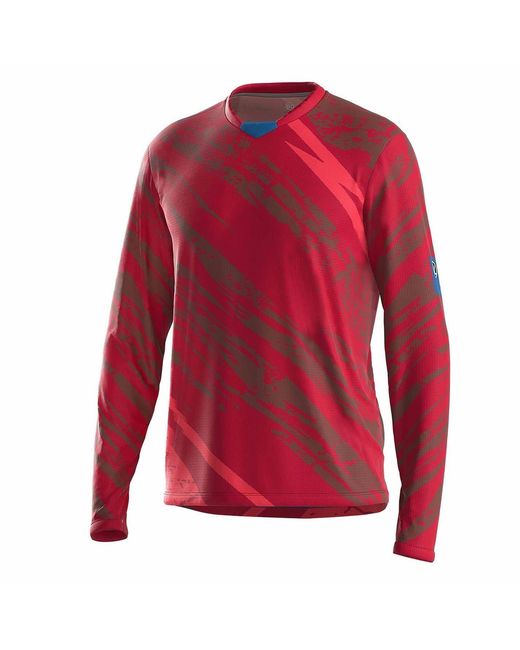 Bicycle Line Red Ls Jersey Pon for men