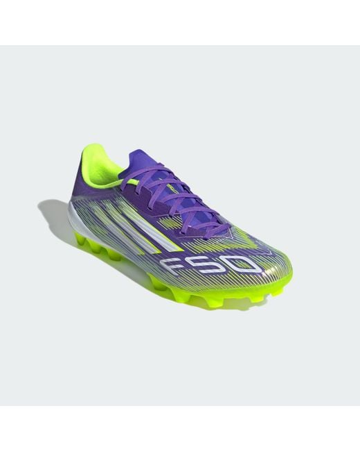 Adidas Originals Green F50 League 2G/3G Artificial Grass Boots