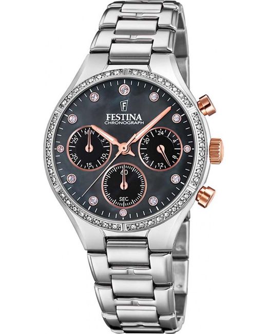 Festina Gray F20401-4 Ladies Boyfriend Watch