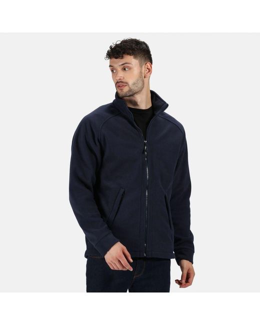 Regatta Blue Great Outdoors Sigma Symmetry Heavyweight Anti-Pill Fleece Zip Up Jacket (380 Gsm) for men