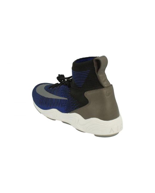 Nike Blue Zoom Mercurial Xi Fk Hi Top Trainers for men
