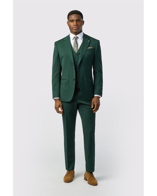 Ted Baker Green Single Breasted Two Button Tailored Suit Jacket for men
