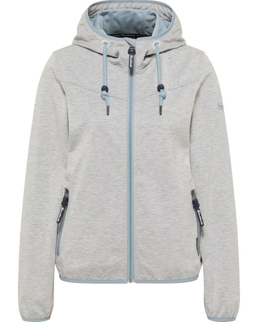 Schmuddelwedda Functionele Jas Dames Lichtgrijs Gem in het Gray