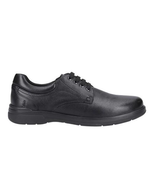 Hush Puppies Black Marco Lace Up Shoes for men