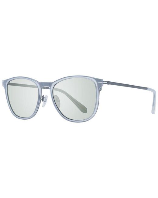 Ted Baker Gray Trapezium Sunglasses With 100% Uva & Uvb Protection for men