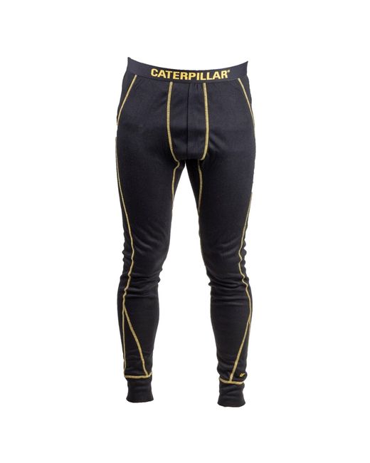 Caterpillar Black Thermo Base Layer Pants for men