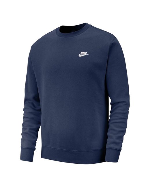 Nike Blue M Nsw Clb Crw T for men