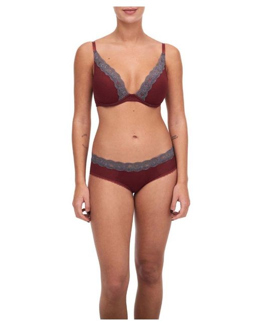 Passionata Red Brooklyn Plunge T-Shirt Bra