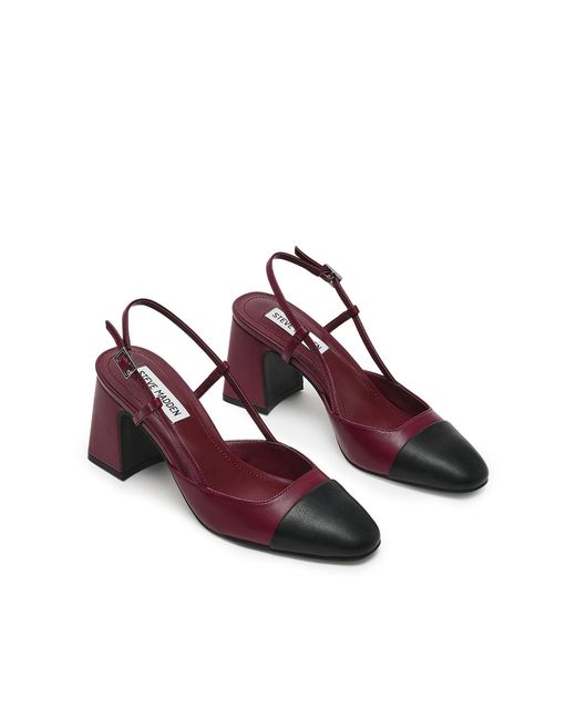 Steve Madden Purple Leather Zeina Bcq Heels