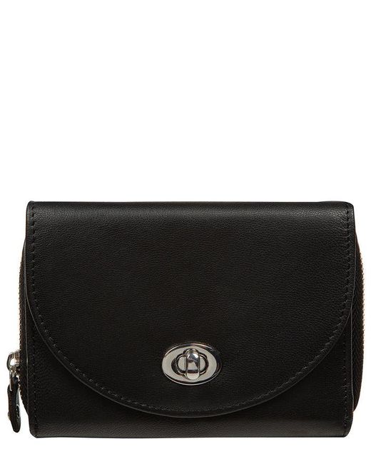 NiNa Amora Black 'Clara' Leather Purse