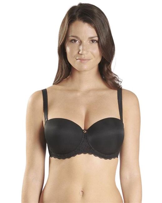 Aubade Black 02 Lysessence Comfort Bandeau Bra