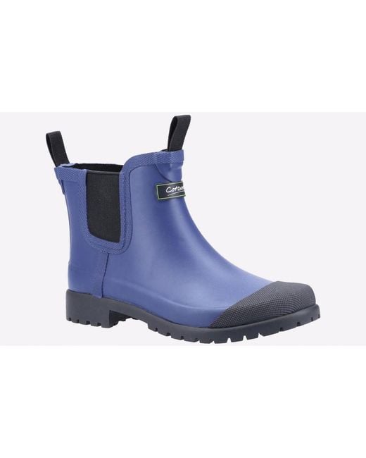 Cotswold Blue Blenheim Waterproof Ankle Boot