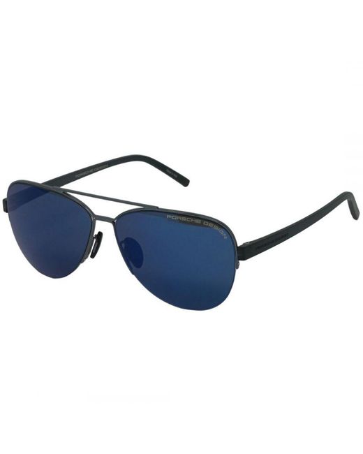 Porsche Design Blue P8676 B Sunglasses Metal (Archived) for men
