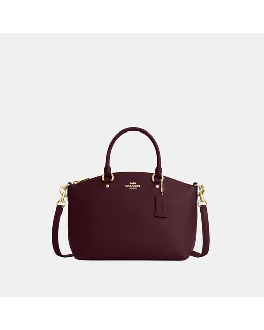 COACH Purple Sadie Satchel Bag