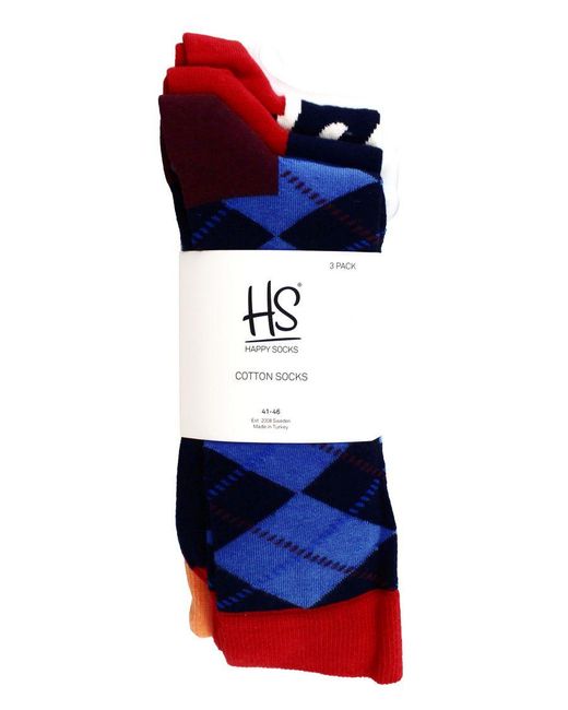 Happy Socks Blue Hs By for men