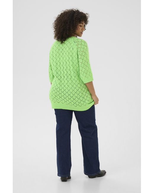Kaffe Pullover Loose Fit Light in het Green