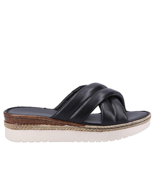 Hush Puppies Black Samira Mule Sandals