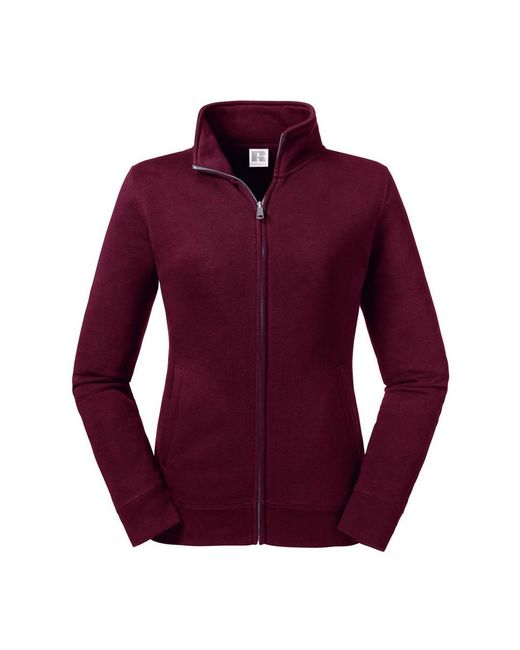 Russell Purple Ladies Authentic Sweat Jacket