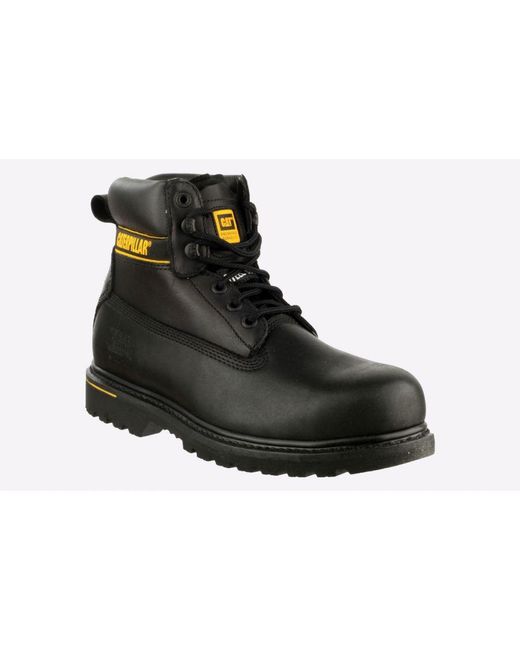 Caterpillar Safety Black Holton Boots for men