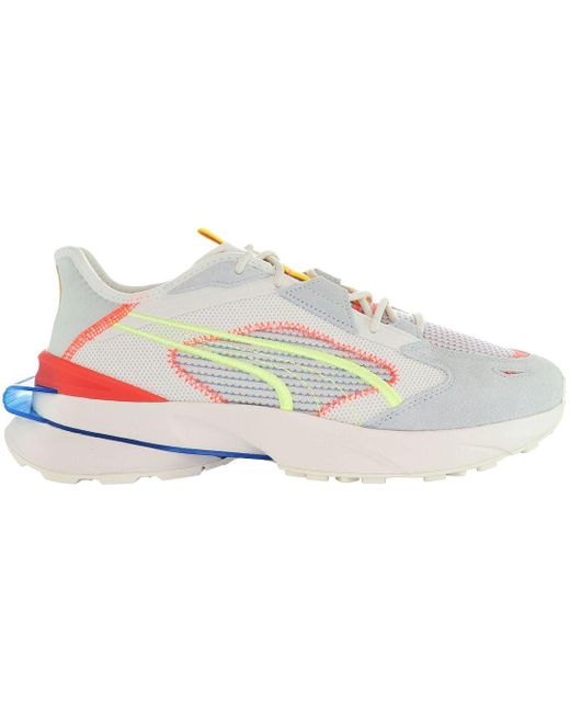 PUMA Gray Pwrframe Op-1 Knit Off Trainers for men
