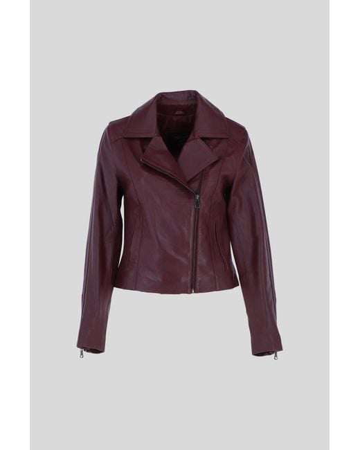 Ashwood Leather Brown Real Veg Tanned Plain Biker Jacket