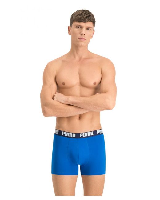 PUMA Blue Licence Basic Short Boxer 2 Pack for men
