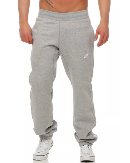 Nike Gray Foundation Cuffed Joggers for men