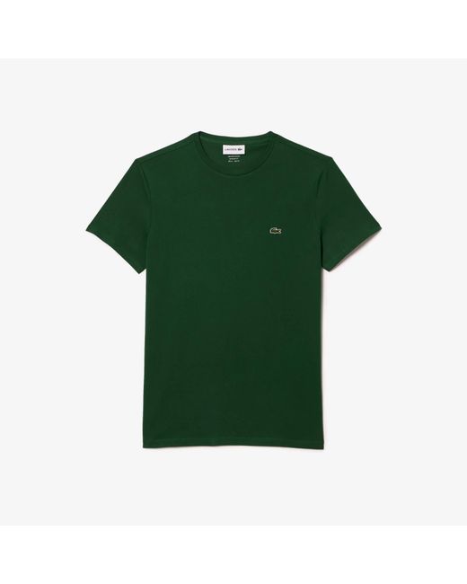 Lacoste Green Crew Neck T-Shirt for men