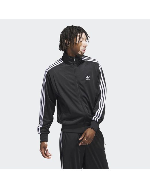 Adidas Originals Black Adicolor Classics Firebird Track Top for men