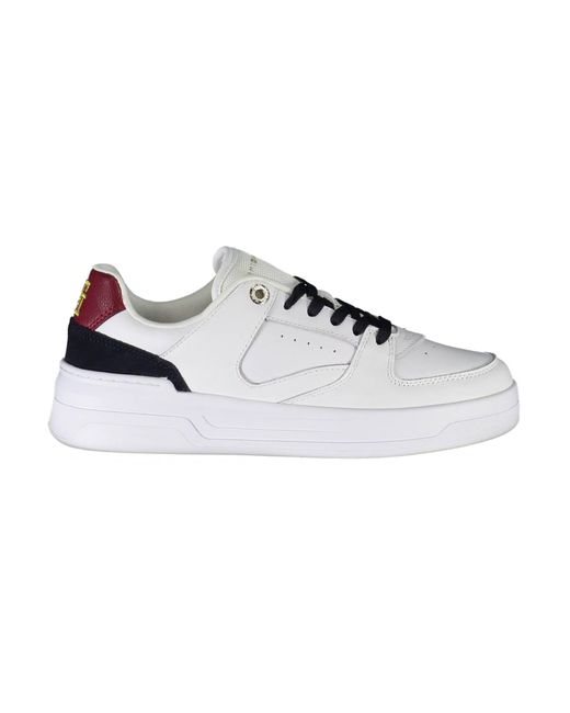 Tommy Hilfiger White Leather Sneaker