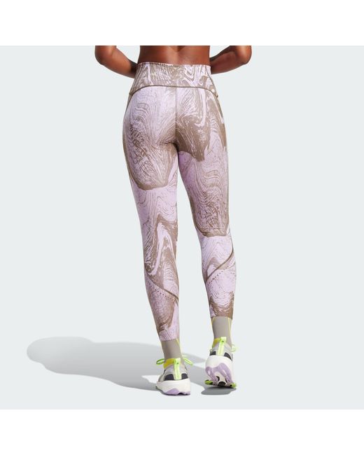 Adidas By Stella McCartney Pink Truepurpose 7/8 Tights