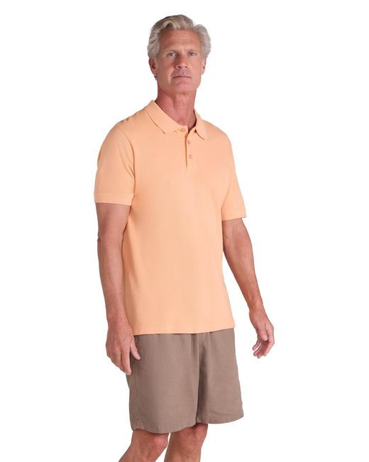 Mountain Warehouse Multicolor 'Lakeside Ii' Polo Shirt With Button Neck Breathable Summer Tee Cotton for men