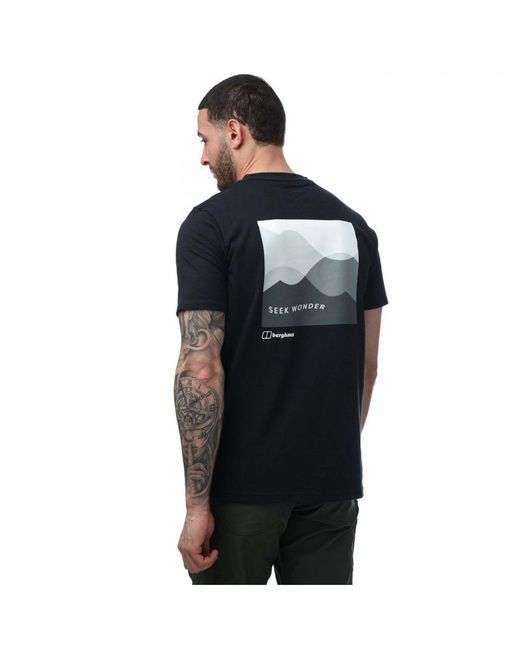 Berghaus Black Seek Wonder T-Shirt for men