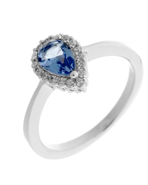 Orphelia Blue 925 Sterling Ring