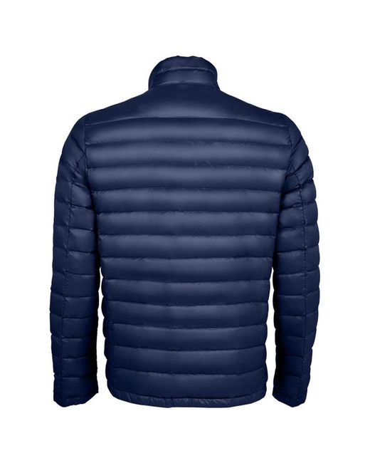 Sol's Blue Wilson Lightweight Padded Jacket (French) for men