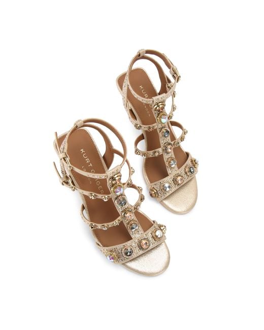 Kurt Geiger Metallic Octavia Gladiator Sandal Sandals