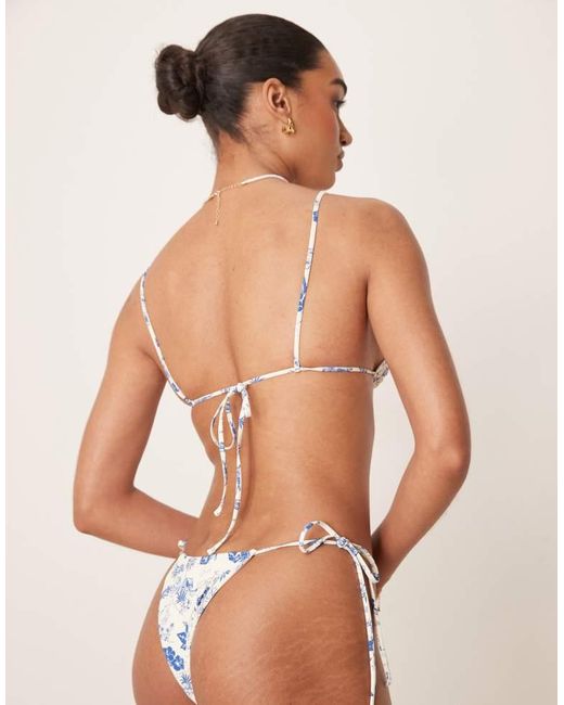 Wild Lovers Brown Tia Maria Triangle Bikini Top