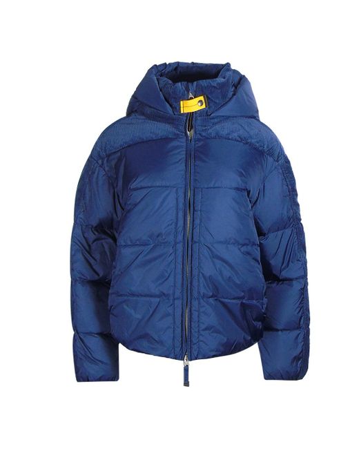 Parajumpers Mirror Eclipse Donkerblauw Donsjack Met Capuchon in het Blue
