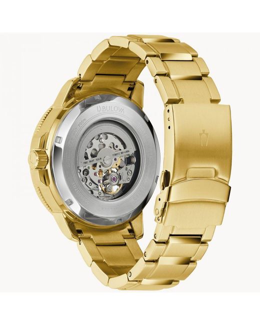 Bulova Metallic Marine Star Watch 97A174 Stainless Steel (Archived) for men