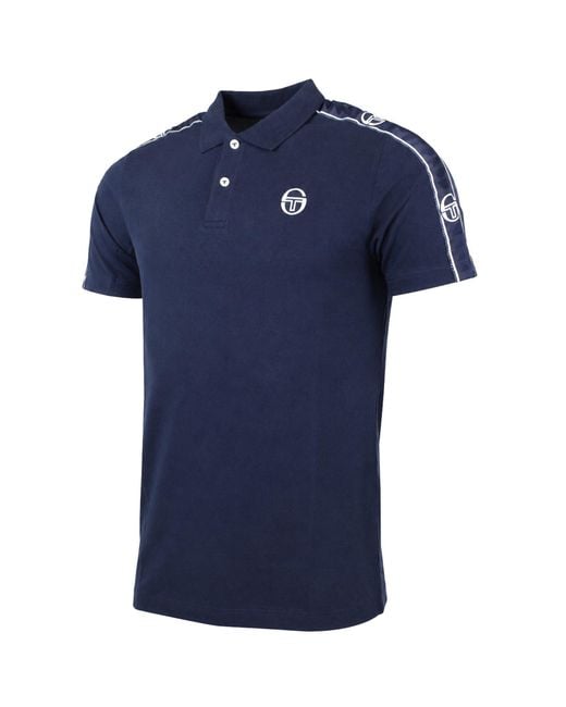 Sergio Tacchini Blue Foely Polo Shirt for men