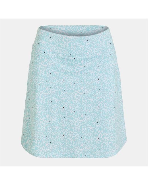 Calvin Klein Blue G Mini Abstract Patterned Skort