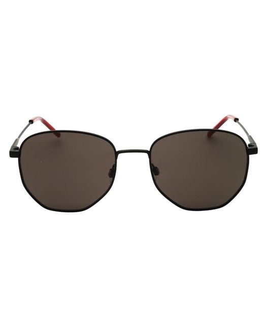 Boss Brown Matte Sunglasses Metal for men